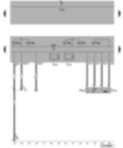 Wiring Diagram  VW JETTA 2007 - Gearbox input speed sender - automatic gearbox hydraulic pressure sender 1 - automatic gearbox hydraulic pressure sender 2 - clutch temperature sender - mechatronic unit for double clutch gearbox - solenoid valve