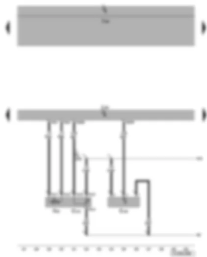 Wiring Diagram  VW JETTA 2006 - Exhaust gas recirculation potentiometer - fuel pressure sender - Motronic control unit