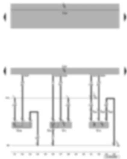 Wiring Diagram  VW JETTA 2008 - Hall sender - intake air temperature sender - intake manifold pressure sender - intake manifold flap potentiometer - Motronic control unit
