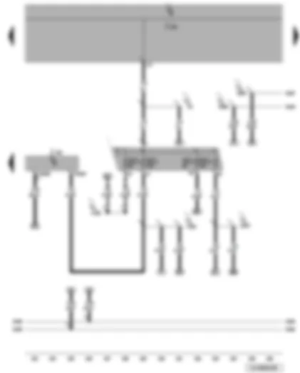 Wiring Diagram  VW JETTA 2009 - Motronic control unit - onboard supply control unit