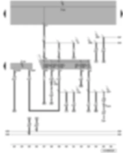 Wiring Diagram  VW JETTA 2006 - Motronic control unit - onboard supply control unit