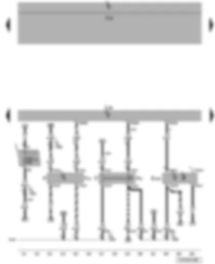 Wiring Diagram  VW JETTA 2006 - Brake light switch - brake pedal switch - clutch position sender - Motronic control unit