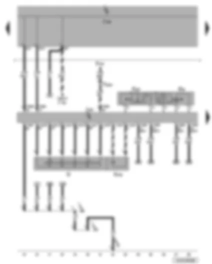Wiring Diagram  VW JETTA 2006 - Ignition/starter switch - cruise control system switch - cruise control system (CCS) SET button - onboard supply control unit - steering column electronics control unit - ignition key withdrawal lock solenoid