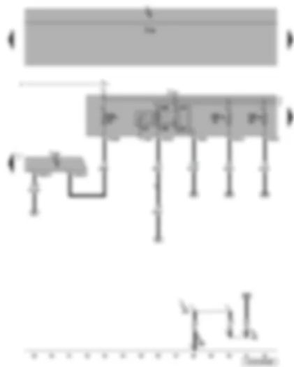 Wiring Diagram  VW JETTA 2006 - Terminal 30 voltage supply relay - steering column electronics control unit