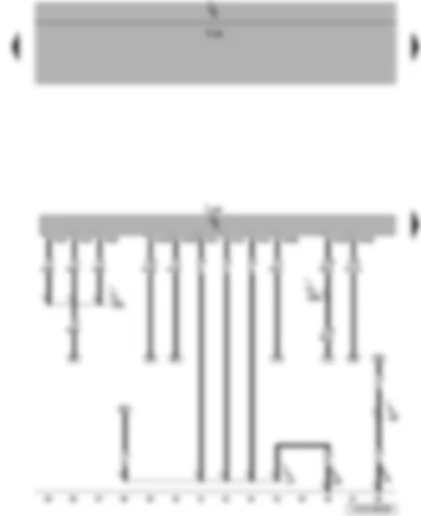 Wiring Diagram  VW JETTA 2006 - Diesel direct injection system control unit