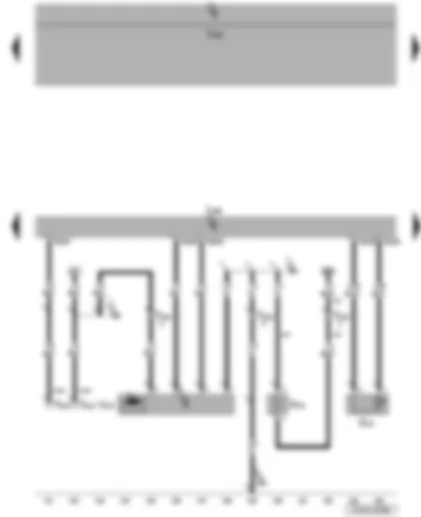 Wiring Diagram  VW JETTA 2006 - Fuel temperature sender - diesel direct injection system control unit - heater element for crankcase breather - intake manifold flap motor