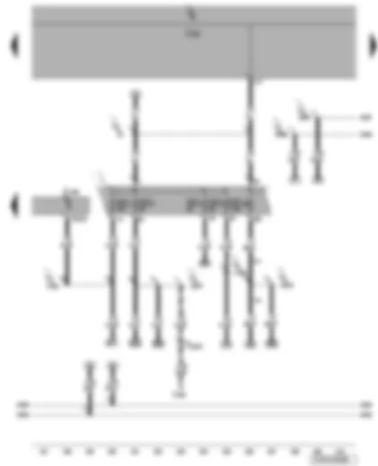 Wiring Diagram  VW JETTA 2006 - Diesel direct injection system control unit - onboard supply control unit
