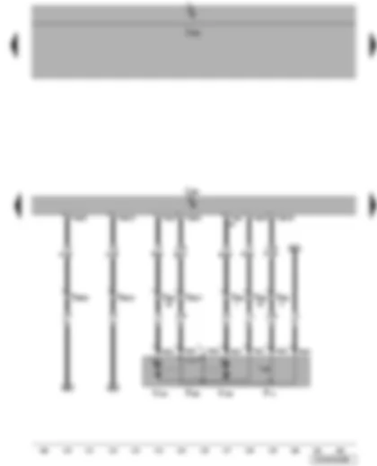 Wiring Diagram  VW JETTA 2006 - Rear right door contact switch - rear right central locking lock unit - convenience system central control unit - central deadlock function locking motor - rear right door - rear right door central locking motor