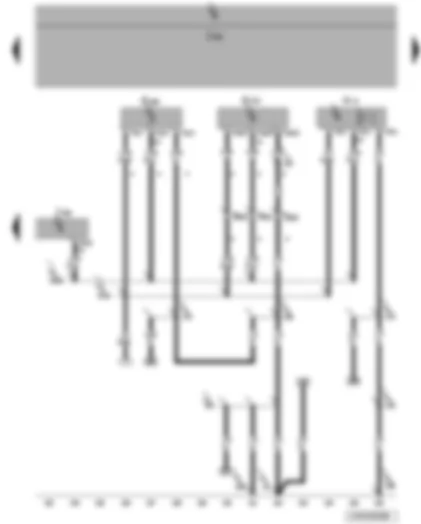 Wiring Diagram  VW JETTA 2006 - Interior monitoring sensor - vehicle inclination sender - alarm horn - convenience system central control unit