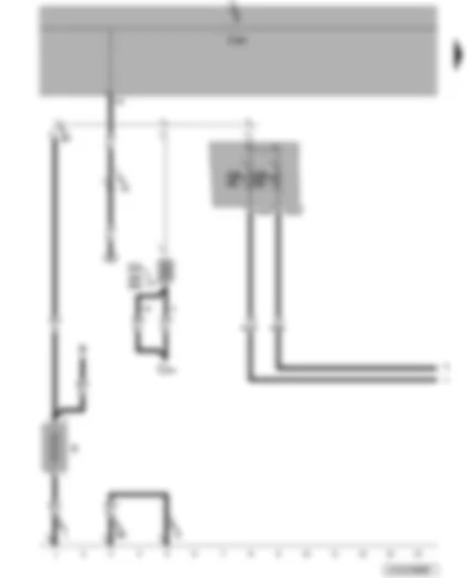 Wiring Diagram  VW JETTA 2007 - Battery - onboard supply control unit