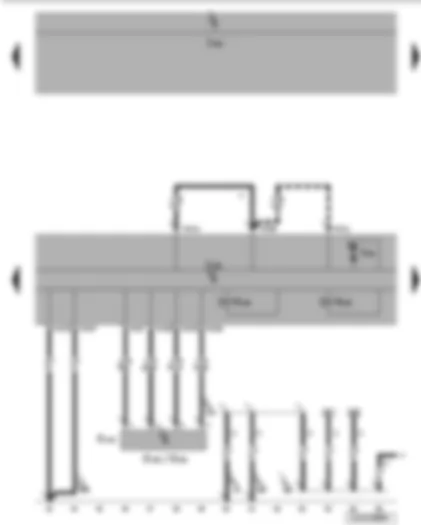 Wiring Diagram  VW JETTA 2007 - ESP sensor unit - ABS control unit - rear right ABS outlet valve - rear left ABS outlet valve - ABS hydraulic pump