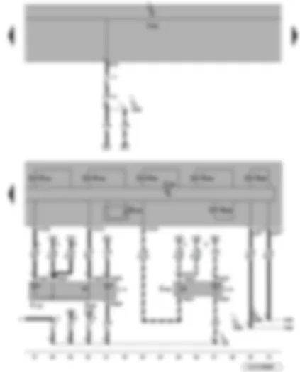 Wiring Diagram  VW JETTA 2009 - TCS and ESP button - tyre pressure monitor display button - brake pressure sender 1 - on brake master cylinder - ABS control unit