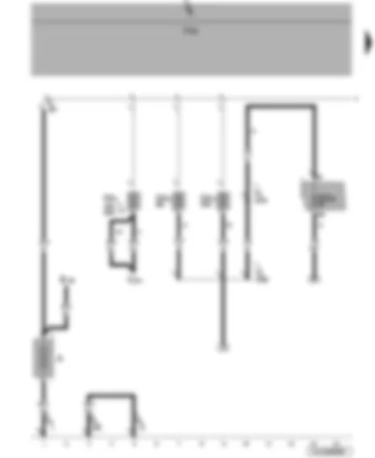 Wiring Diagram  VW JETTA 2007 - Battery - position of fuses