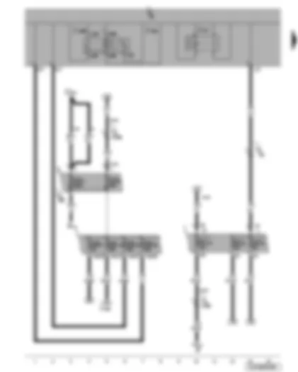 Wiring Diagram  VW JETTA 2007 - Terminal 15 voltage supply relay - onboard supply control unit