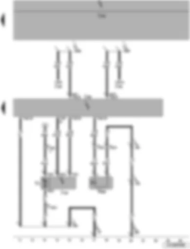 Wiring Diagram  VW JETTA 2006 - Fresh air blower control unit - Climatronic control unit - air conditioning system compressor regulating valve - fresh air blower