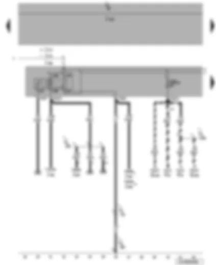 Wiring Diagram  VW JETTA 2006 - Motronic control unit - terminal 30 voltage supply relay - current supply relay for Simos control unit