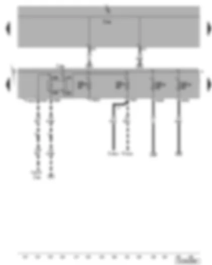 Wiring Diagram  VW JETTA 2006 - Onboard power supply control unit - fuses (SB)