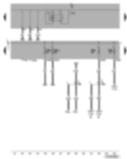 Wiring Diagram  VW JETTA 2006 - Treble tone horn - onboard power supply control unit - fuses (SB)