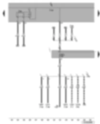 Wiring Diagram  VW JETTA 2006 - X-contact relief relay - onboard supply control unit - fuse (SC)