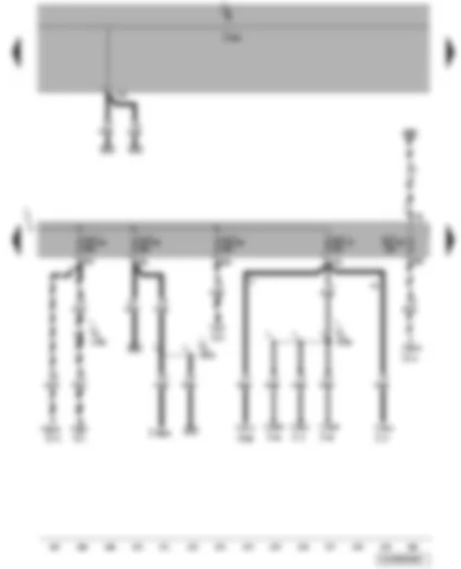 Wiring Diagram  VW JETTA 2006 - Onboard power supply control unit - fuses (SC)
