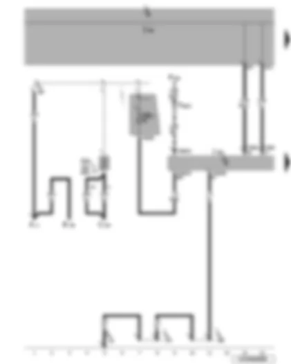 Wiring Diagram  VW JETTA 2007 - Onboard power supply control unit - steering column electronics control unit