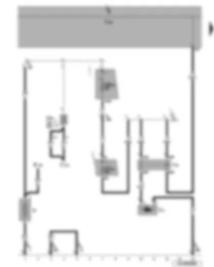 Wiring Diagram  VW JETTA 2007 - Headlight washer system relay - onboard power supply control unit - headlight washer system pump