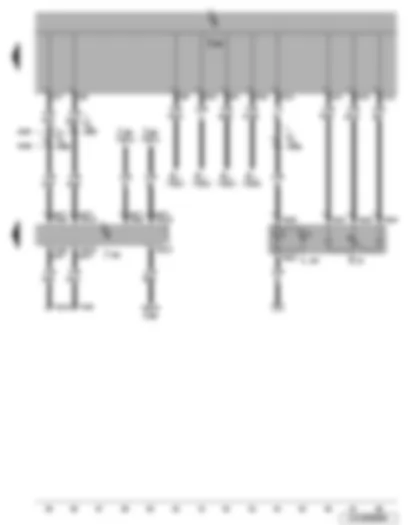 Wiring Diagram  VW JETTA 2006 - Illumination regulators - switches - instruments - onboard supply control unit - data bus diagnostic interface