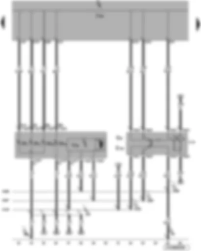 Wiring Diagram  VW JETTA 2006 - Illumination regulators - switches - instruments - headlight range control regulator - onboard supply control unit - button illumination bulb