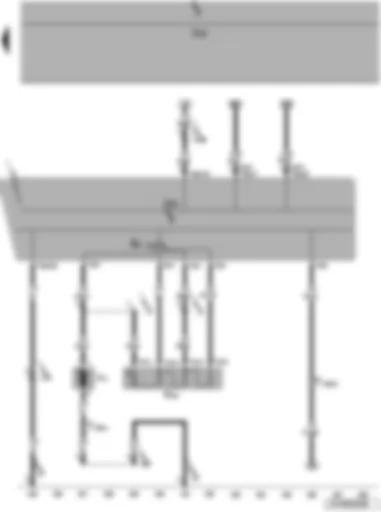 Wiring Diagram  VW JETTA 2007 - Air conditioning system control unit - fresh air blower series resistor - fresh air blower