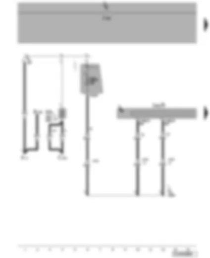Wiring Diagram  VW JETTA 2007 - Control unit with display for radio and navigation system - radio
