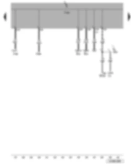 Wiring Diagram  VW JETTA 2006 - Onboard supply control unit