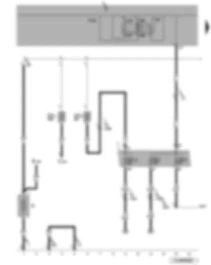 Wiring Diagram  VW JETTA 2007 - Battery - fuses