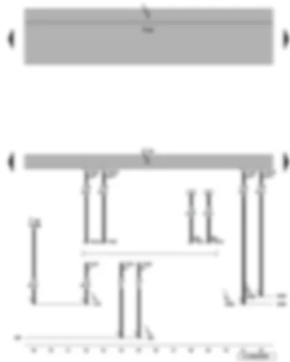 Wiring Diagram  VW JETTA 2008 - Data bus diagnostic interface - self-diagnosis connection