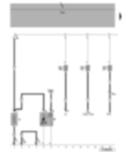 Wiring Diagram  VW JETTA 2007 - Battery - starter - fuses (SA)