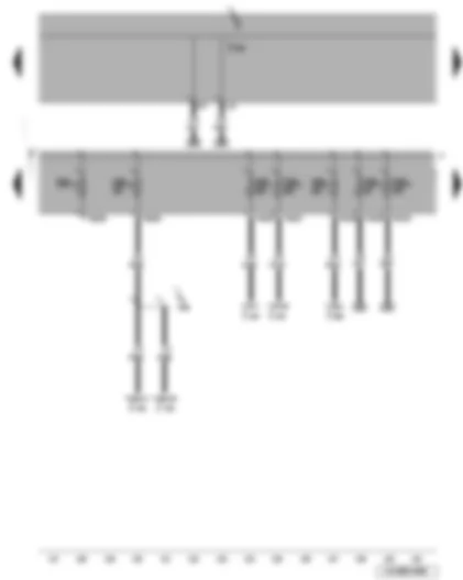 Wiring Diagram  VW JETTA 2008 - Onboard power supply control unit - fuses (SB)