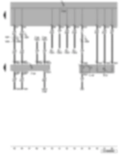 Wiring Diagram  VW JETTA 2009 - Illumination regulators - switches - instruments - onboard supply control unit - data bus diagnostic interface