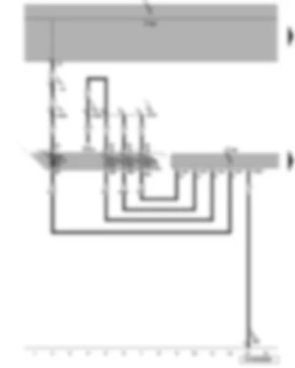 Wiring Diagram  VW JETTA 2007 - Trailer detector control unit - onboard power supply control unit - fuses