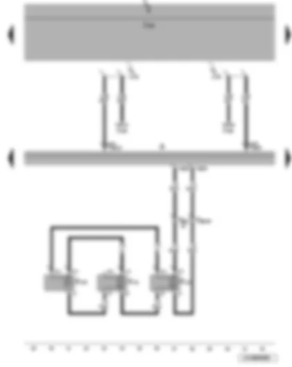 Wiring Diagram  VW JETTA 2009 - Radio - front right loudspeaker - front right mid-range loudspeaker