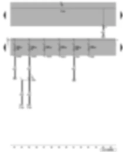 Wiring Diagram  VW JETTA 2008 - Onboard power supply control unit - fuses (SB)