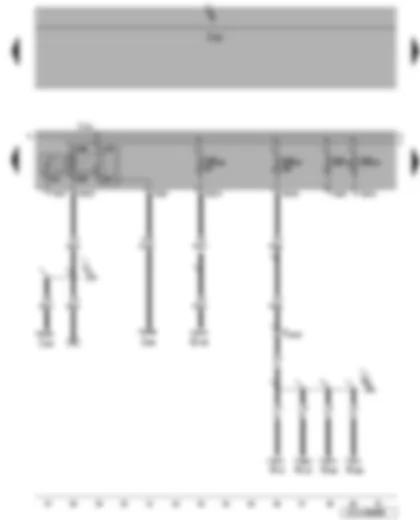 Wiring Diagram  VW JETTA 2010 - Motronic current supply relay - fuses (SB)