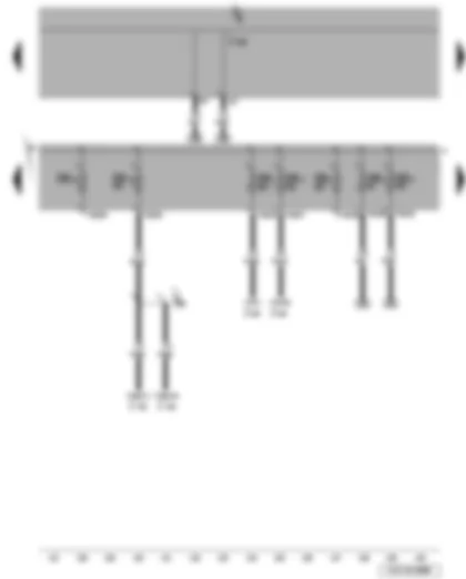 Wiring Diagram  VW JETTA 2009 - Onboard power supply control unit - fuses (SB)