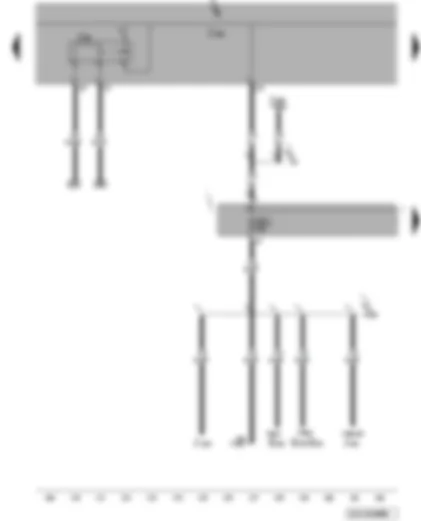 Wiring Diagram  VW JETTA 2009 - X-contact relief relay - onboard supply control unit - fuse (SC)