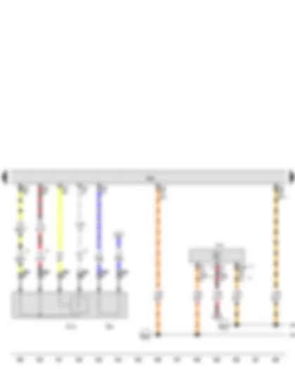 Wiring Diagram  VW JETTA 2009 - Lambda probe after catalytic converter - Engine control unit