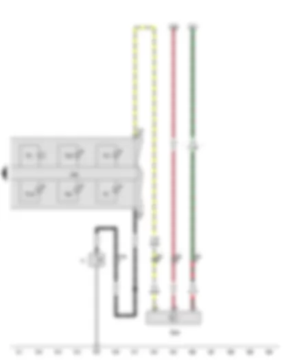 Wiring Diagram  VW JETTA 2009 - Oil pressure switch - Oil level and oil temperature sender - Oil level warning lamp