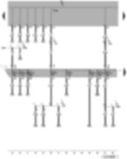 Wiring Diagram  VW JETTA 2009 - Onboard power supply control unit - fuses (SC)