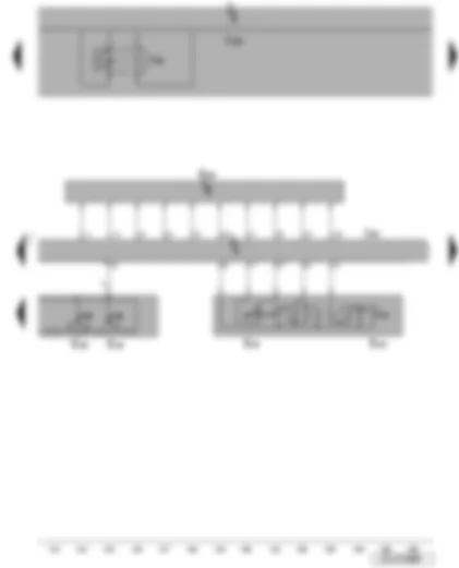 Wiring Diagram  VW JETTA 2008 - Cruise control system switch - multifunction display call-up button - reset button - cruise control system button (CCS) SET - steering angle sender - X-contact relief relay - onboard supply control unit - steering column electronics control unit