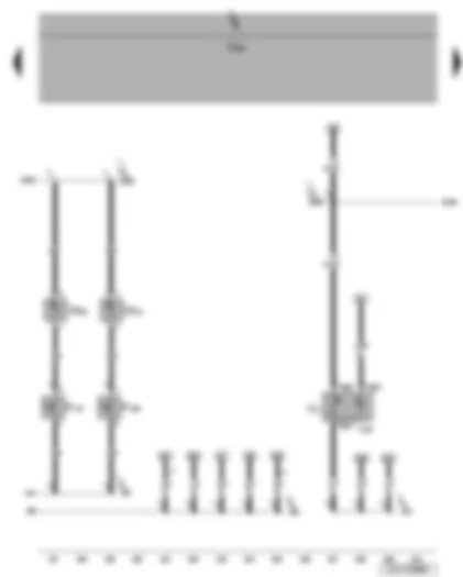 Wiring Diagram  VW JETTA 2008 - Driver vanity mirror contact switch - front passenger vanity mirror contact switch - cigarette lighter - front passenger side illuminated vanity mirror - driver side illuminated vanity mirror