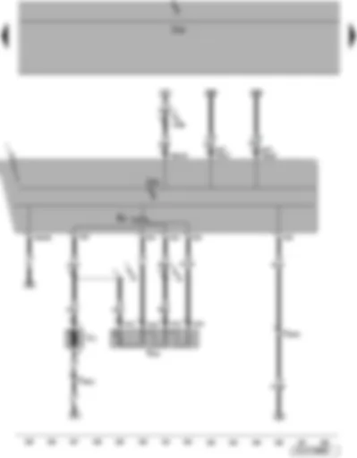 Wiring Diagram  VW JETTA 2009 - Air conditioning system control unit - fresh air blower series resistor - fresh air blower