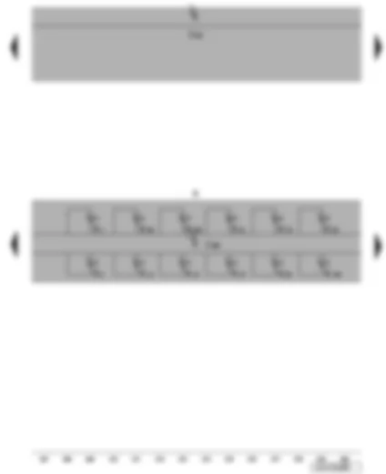 Wiring Diagram  VW JETTA 2009 - Onboard power supply control unit - dash panel insert - warning lamp