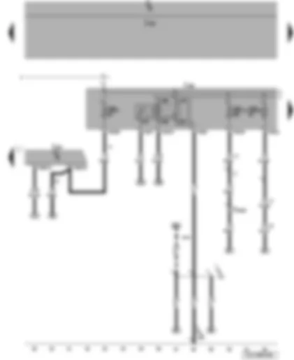 Wiring Diagram  VW JETTA 2010 - Current supply relay for Simos control unit - steering column electronics control unit